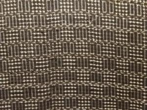 アンティーク　幾何学模様織出し本場泥大島紬着物アンサンブル